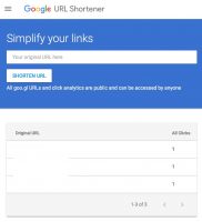 Сервис сокращения ссылок от Google