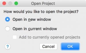 PhpStorm как создать новый проект
