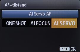 Режимы фокусировки One-Shot, AI Servo и AI Focus Режимы фокусировки One-Shot, AI Servo и AI Focus
